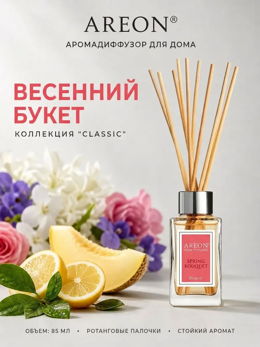 Ароматизатор на дефлектор AREON XPERIENCE Spring Bouquet весенний букет (704-APX-06)