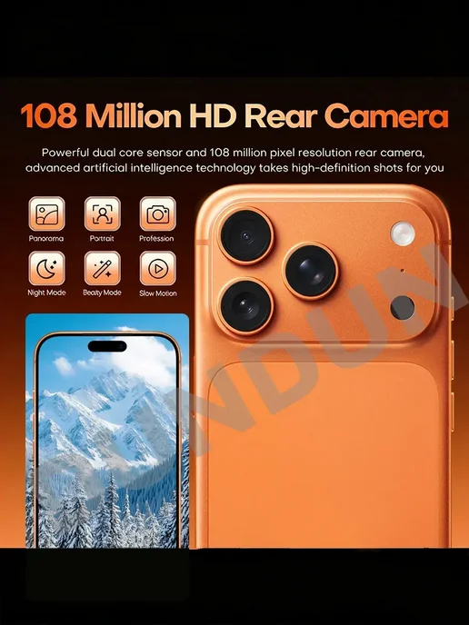 Смартфон Pro Max Iphoen 17 Pro Max 12/512 ГБ, черный, фото 8