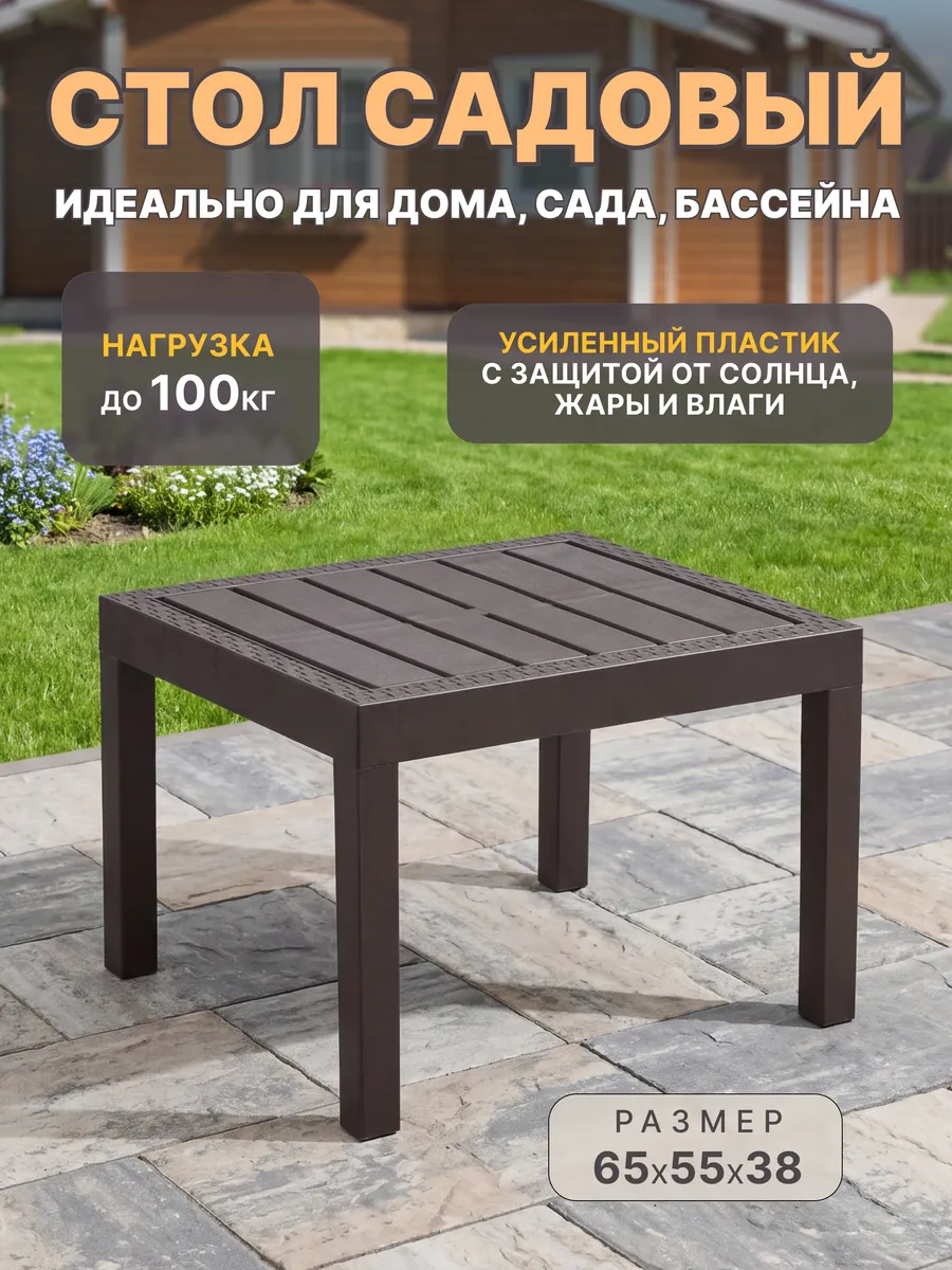 Стол пластиковый уличный садовый