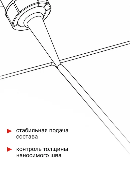 VIRA Пистолет для герметика закрытый 600 мл, 310 мл, фото 3