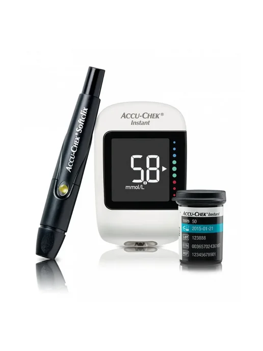 Accu-chek Глюкометр Акку-Чек Instant полный комплект, белый, фото 2