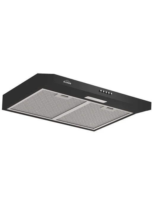 ELIKOR Козырьковая вытяжка ECO ONE 60 BK, черный, черный