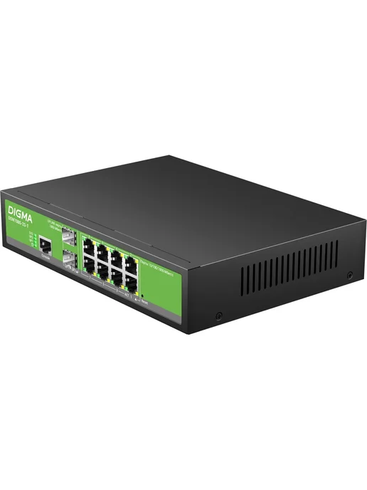 Digma Коммутатор DSW708G-2S-T (L2+) 8x1Гбит с 2SFP управляемый, 8x1, фото 3