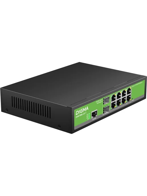 Digma Коммутатор DSW708G-2S-T (L2+) 8x1Гбит с 2SFP управляемый, 8x1, фото 4