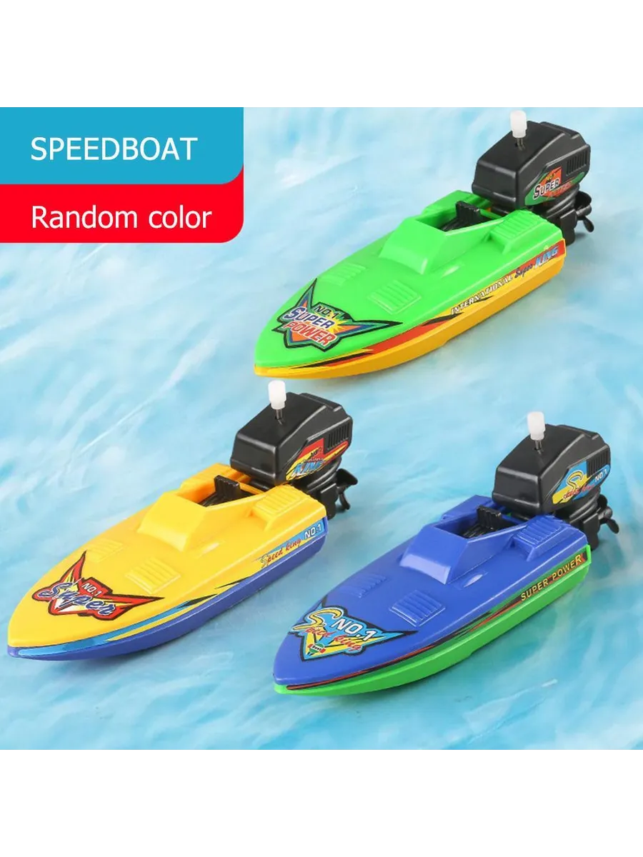 Детские часы на воду Speed boat с корабликом, заводные