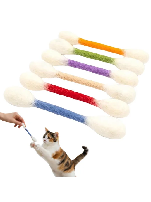 Ватные палочки для кота, игрушка для кошек (A), вариант, фото 2