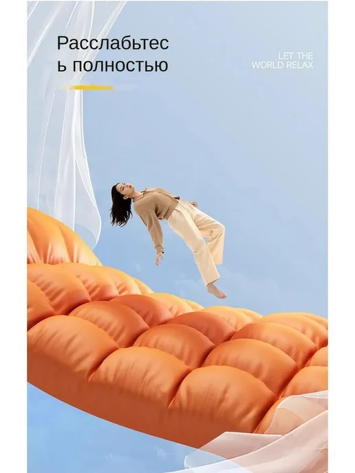 Кресло качалка взрослое для дома, черный, фото 3