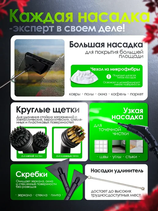 пароочиститель для дома, вариант, фото 6