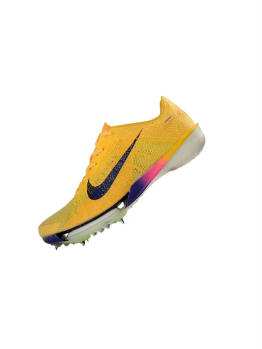 Nike Шиповки для спринта и бега летние дышащие легкой атлетики, желтый, фото 7
