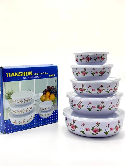 adellemix Контейнеры складные металлические с крышками, белый, фото 4