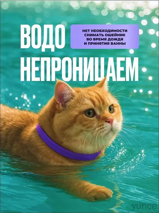 Успокаивающий феромонный ошейник для кошек, 38 см, вариант, фото 2