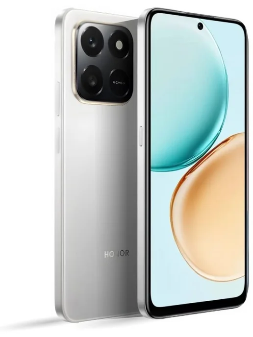 Смартфон HONOR X7D 6/128 ГБ, серебристый, фото 2