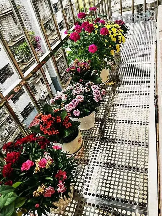 Перфорированная пластина из нерж. стали 304, 100х50 см, 100x50 см, фото 3