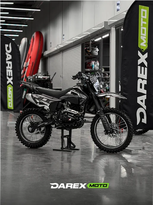 Darex Moto Эндуро-мотоцикл EAR CQR PR300 черный, черный, фото 2