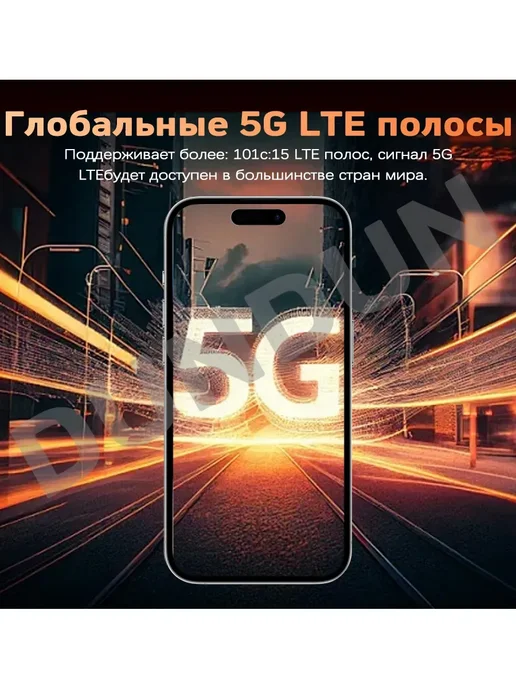 Смартфон Pro Max I17 Pro Max 6/12 ГБ, оранжевый, фото 3