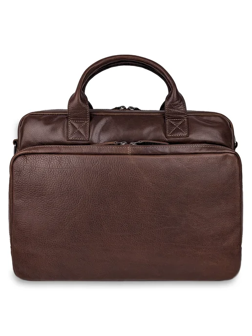Ashwood Leather Портфель кожаный S-63 Brown, коричневый