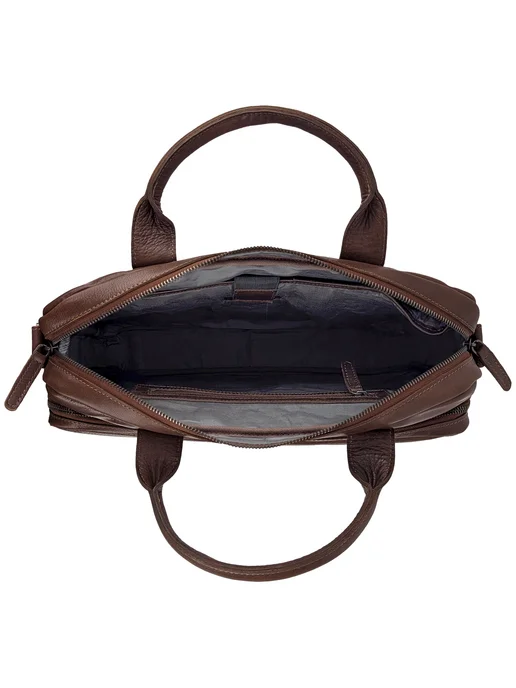 Ashwood Leather Портфель кожаный S-63 Brown, коричневый, фото 3