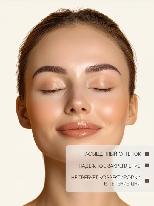 TF COSMETICS Карандаш для бровей темно-коричневый, набор 2шт, 2 шт, фото 4