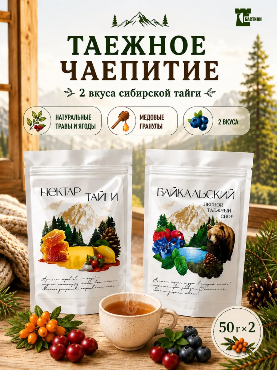 Подарочный набор листового чая с добавками