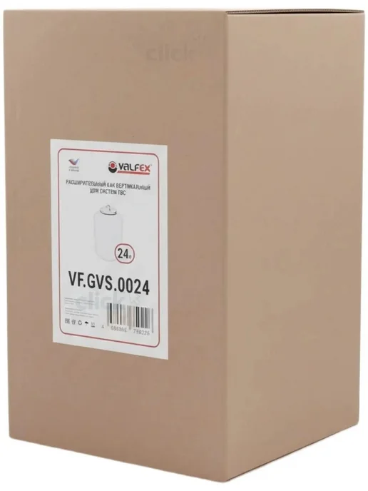 VALFEX Расширительный бак гвс 24л вертикальный Белый VF.GVS.0024, 24 л, фото 7