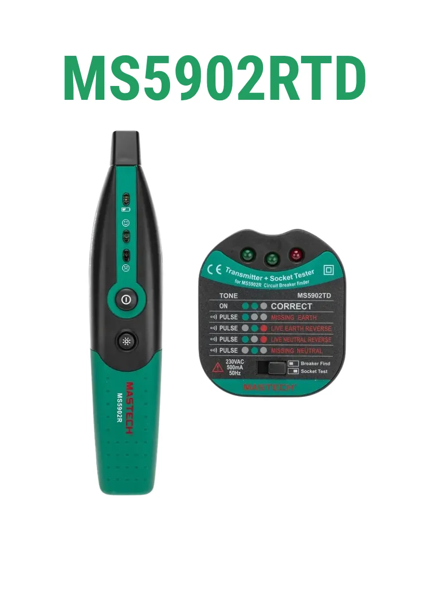 Тестер розеток и детектор автоматов MS5902RTD