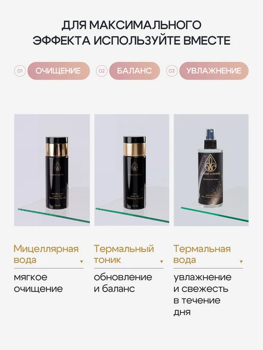 Mineral Cosmetic Термальная вода для лица спрей Алоэ, вариант, фото 5