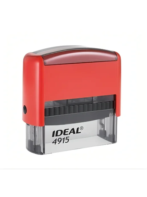 IDEAL by Trodat Оснастка Ideal 4915 70х25 мм черный корпус, 70x25 мм, красный