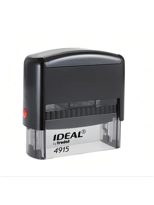 IDEAL by Trodat Оснастка Ideal 4915 70х25 мм черный корпус, 70x25 мм, черный