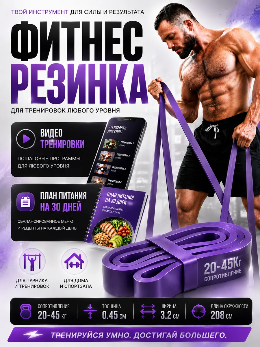 Резинка для турников и подтягивания