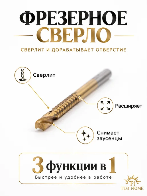 Teo Home Набор ступенчатых сверл по металлу в кейсе, вариант, фото 6