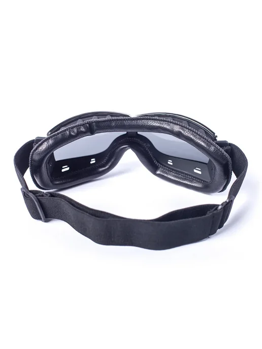 evomosa Мотоциклетные очки винтажные Smoke Lens, черный, фото 4