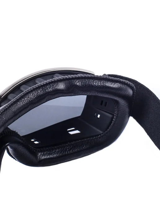 evomosa Мотоциклетные очки винтажные Smoke Lens, черный, фото 5