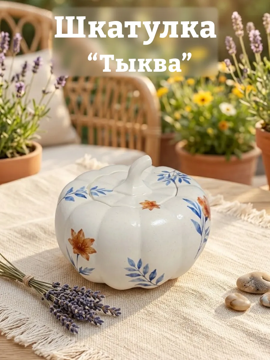 Шкатулка Тыква