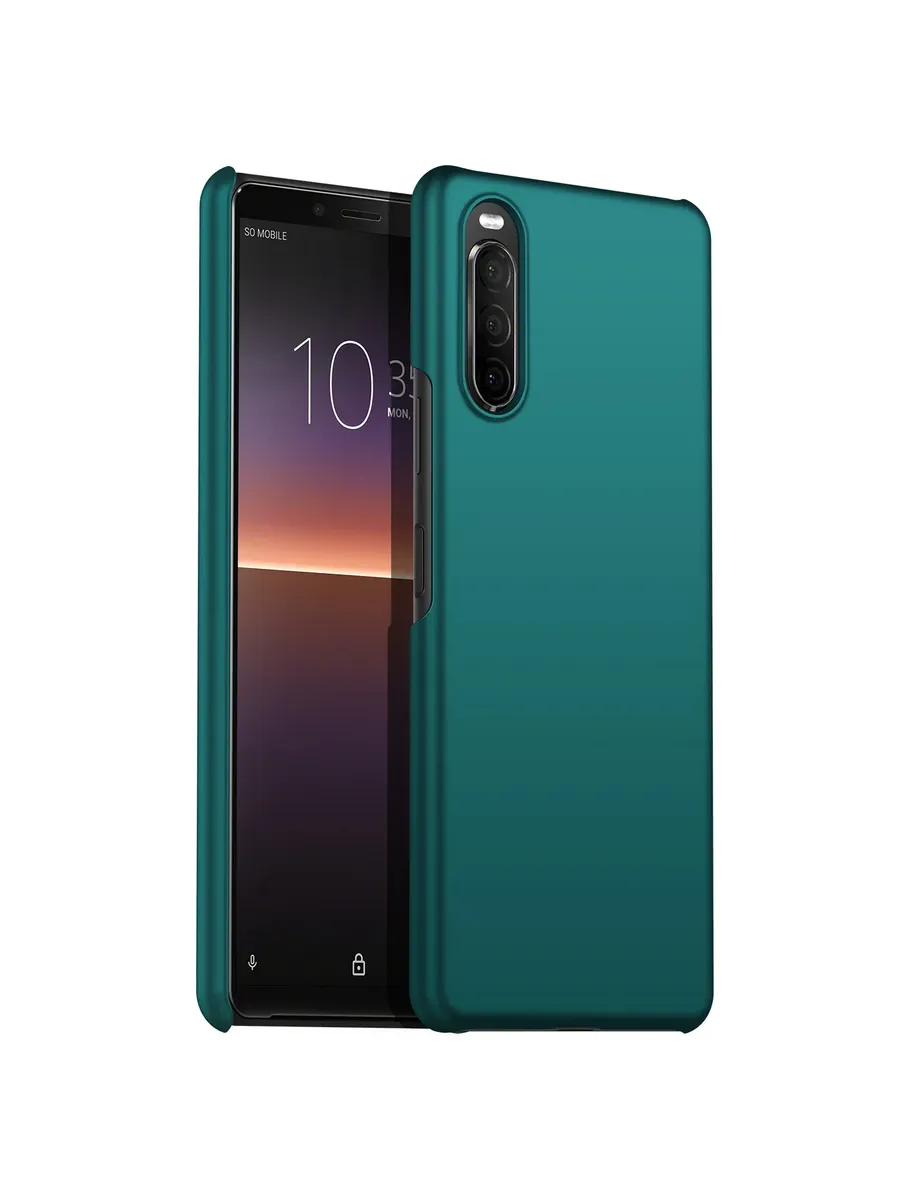 Чехол для Sony Xperia 5 III Green, матовый, поликарбонат