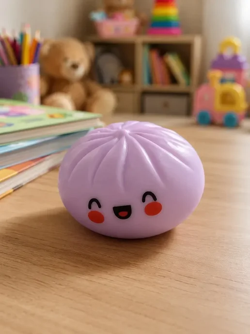 Игрушка-антистресс Сквиш «Хинкали», фиолетовый