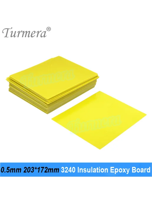 Turmera изоляционная эпоксидная пластина 203*172mm, 0.5mm, 4, желтый, фото 3