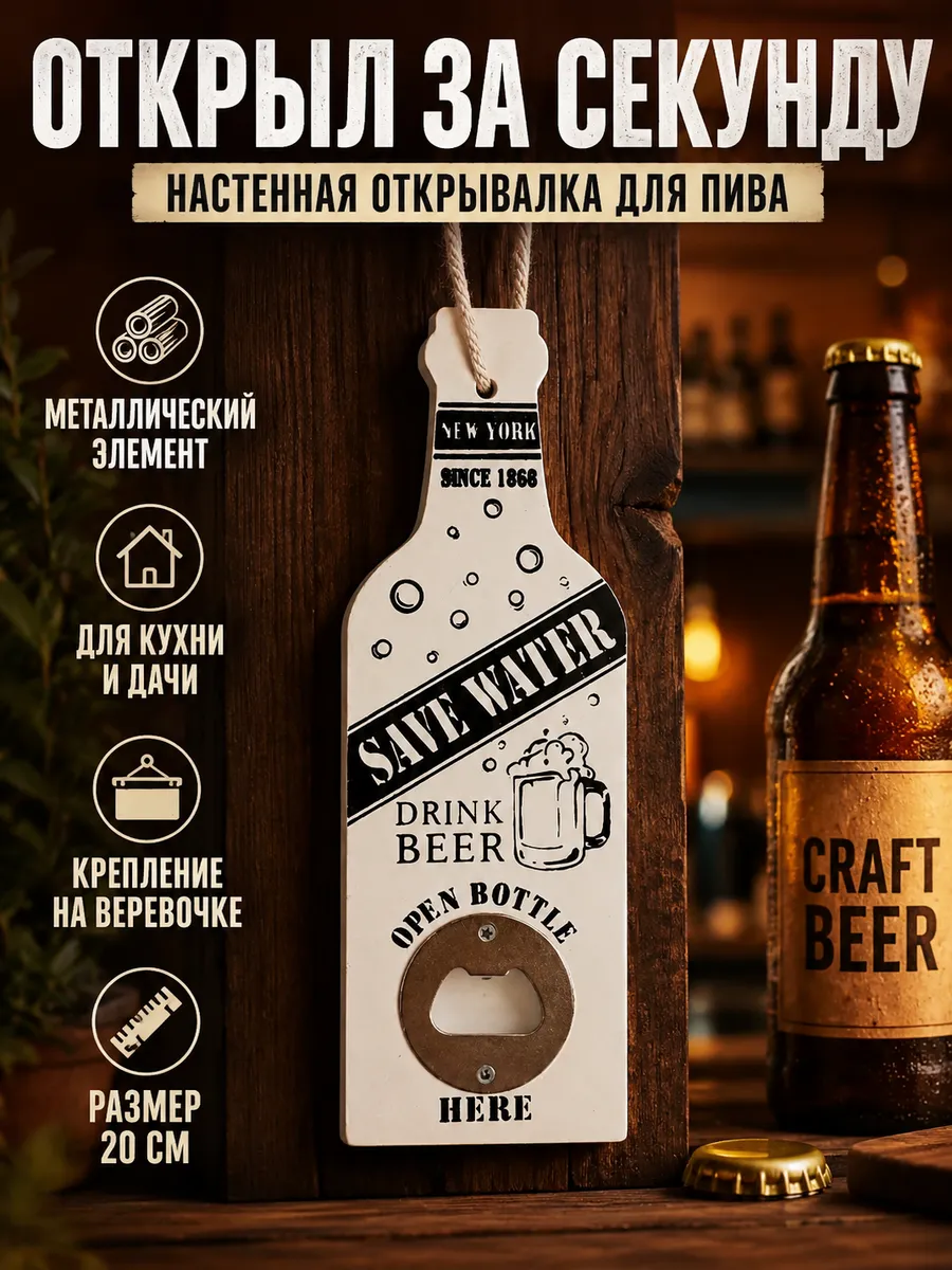 Открывашка для пива, открывалка для бутылок