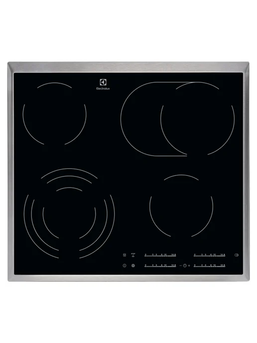 Electrolux Варочная панель электрическая 60 см, EHF46547XK, черный, фото 2