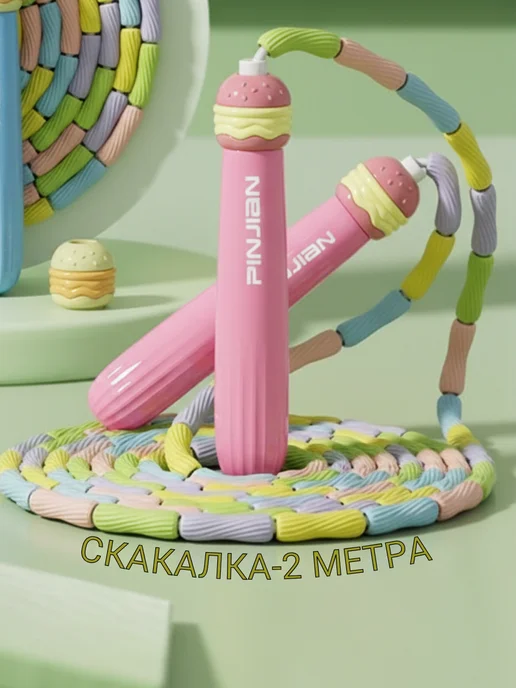 Issumbosi Канцелярский набор скакалка с собачкой подарочный, голубой, фото 6