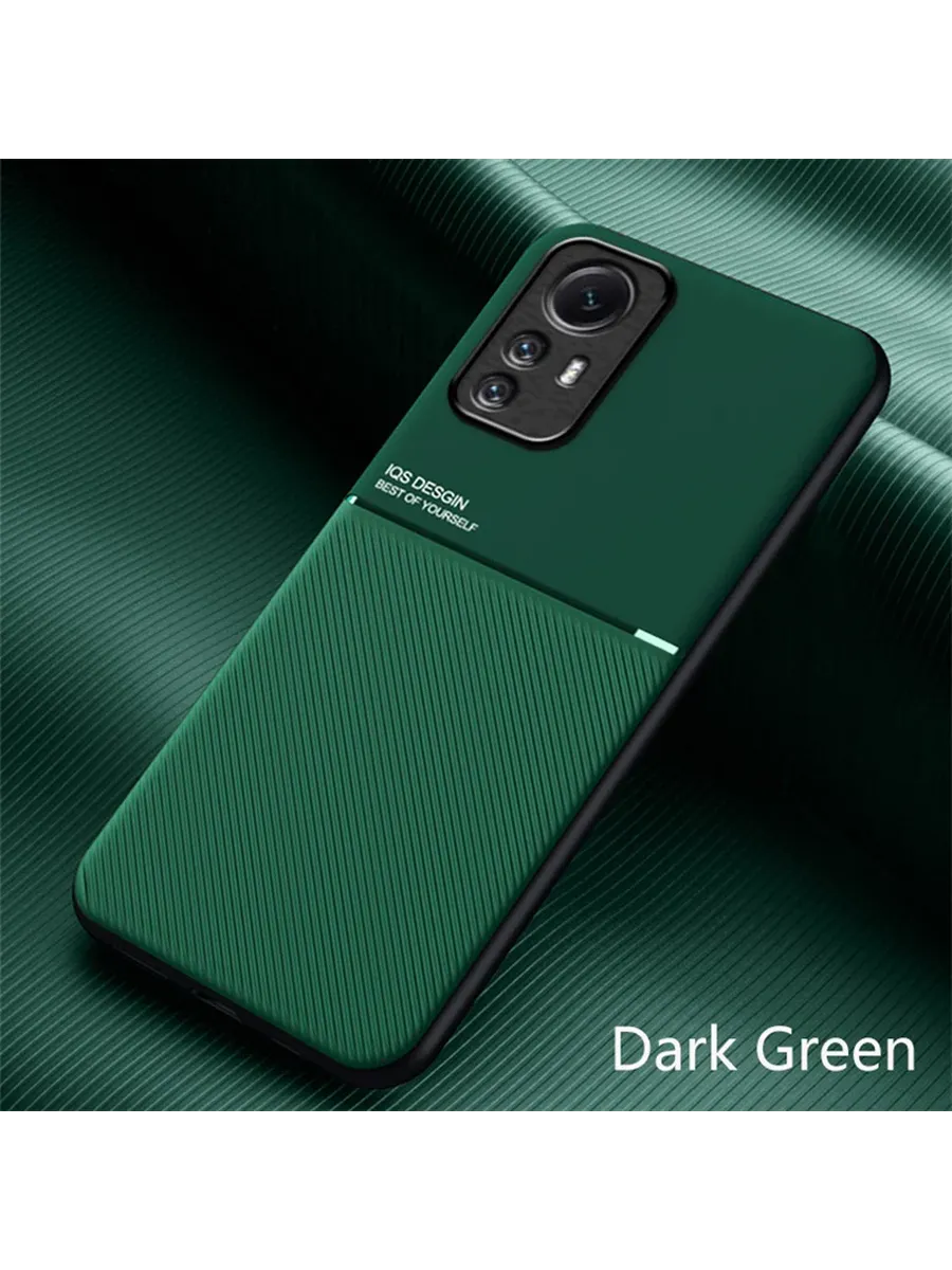 Чехол для Xiaomi Redmi Note 12s, темно-зеленый