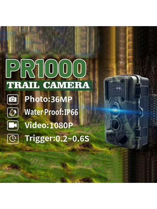 36МП 1080P Беспроводная охотовая камера для улицы, вариант, фото 2