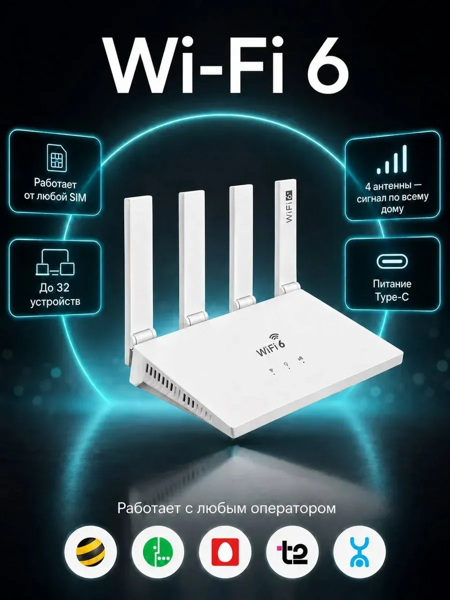 Роутер Wi-Fi для дома с сим картой