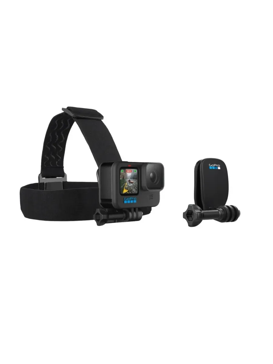 GoPro Крепление для камеры Head Strap +Quickclip(клипса на одежду)