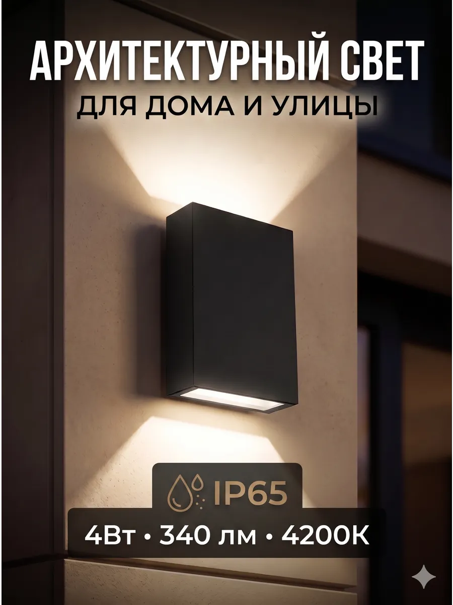 Светильник уличный настенный
