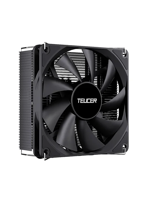Teucer UT45 кулер для процессора, 4 Heat Pipes, черный, черный, фото 7