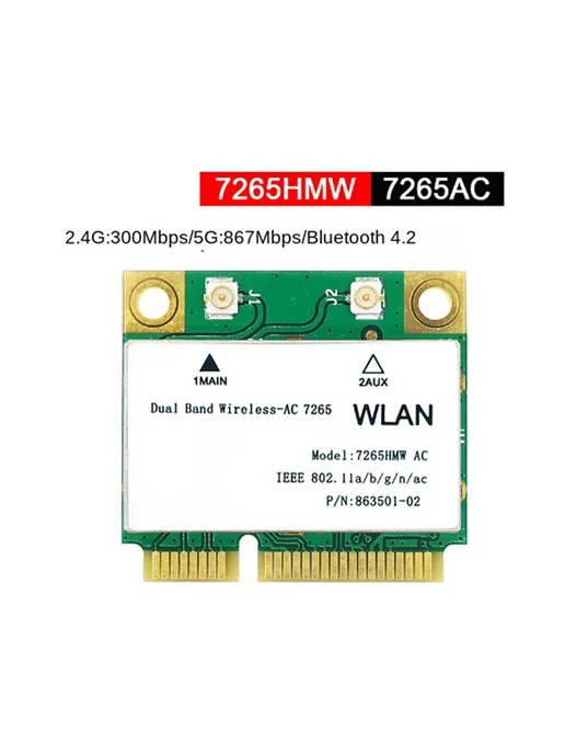 WiFi адаптер 1200 Мбит с Dual Band 2.4 5 ГГц Bluetooth 4.2, вариант, фото 3