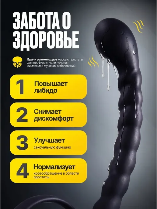 SECRET SHOP Массажер простаты, мужской анальный вибратор, вариант, фото 3