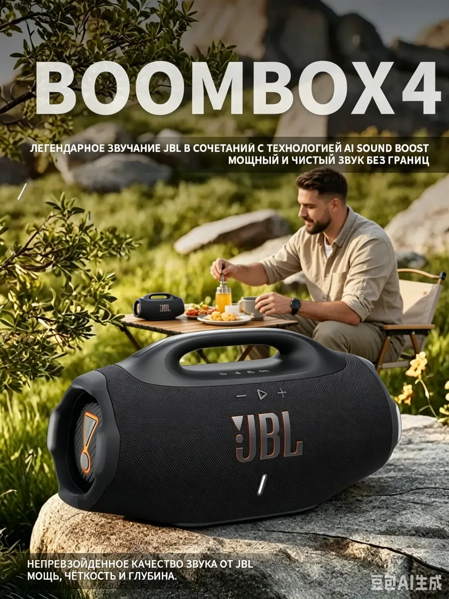 JBL Колонка беспроводная - Boombox 4