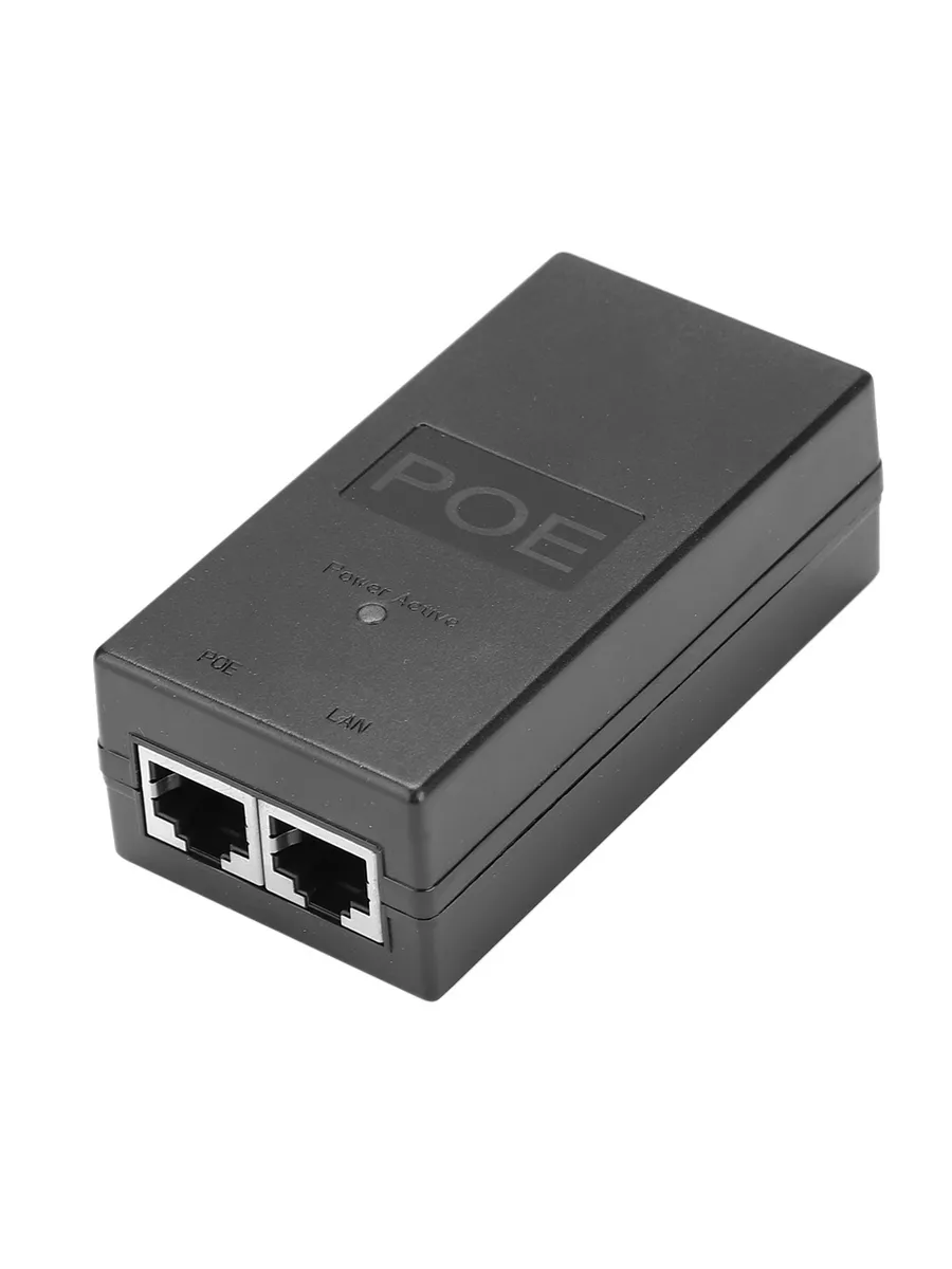 POE инжектор 24V 0.5A 12W для CCTV, Ethernet, видеонаблюдени