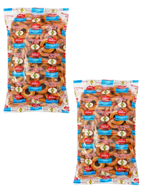 Slakon Сушки к чаю без пальмового масла, 500 г, 500 г, в упаковке 1,1 кг